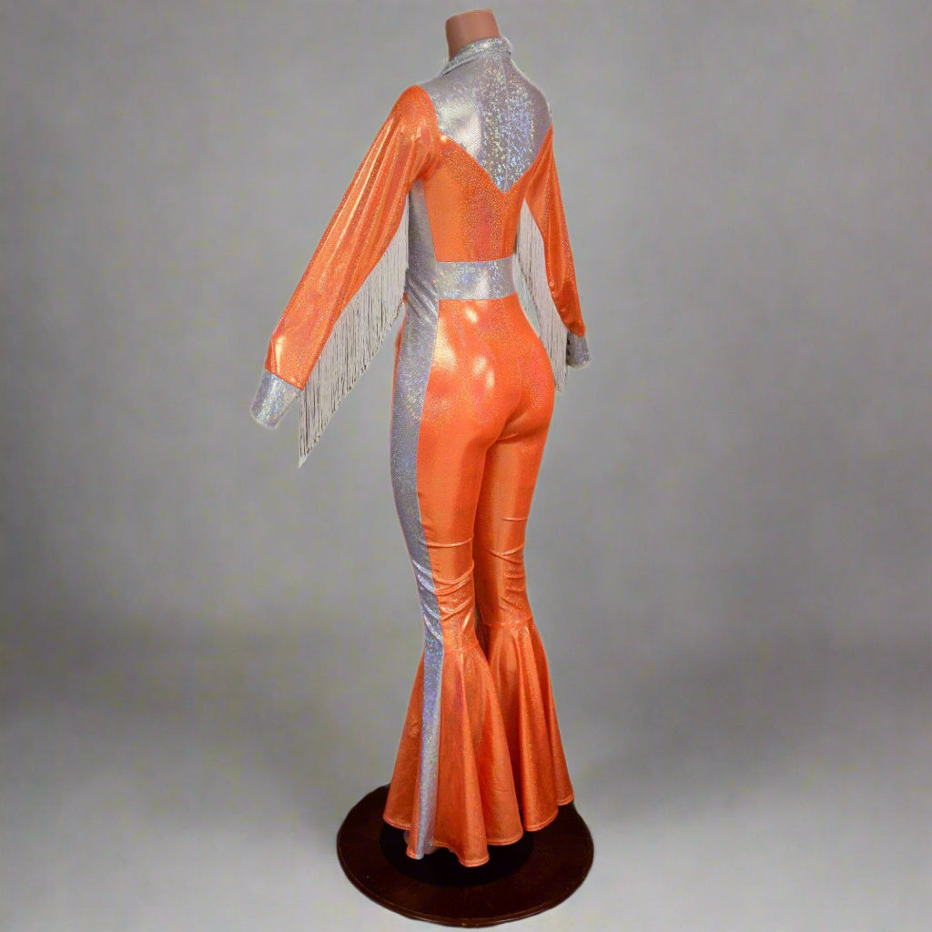 Orange Trick Rider Jumpsuit - Riverside Rodeo Shirts