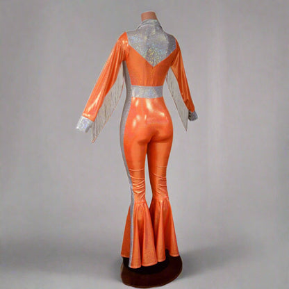 Orange Trick Rider Jumpsuit - Riverside Rodeo Shirts