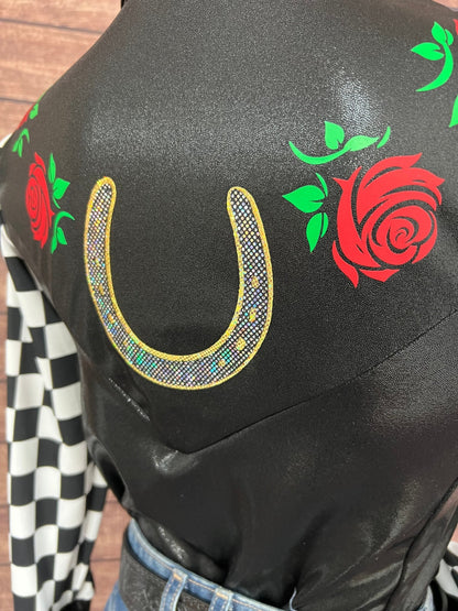 Run for the Roses Zipper Front Rodeo Shirt - Riverside Rodeo Shirts