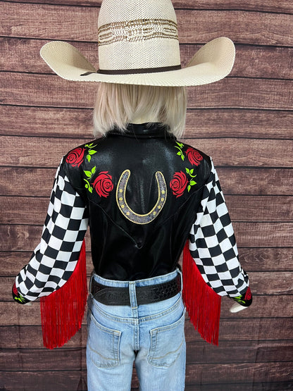 Run for the Roses Zipper Front Rodeo Shirt - Riverside Rodeo Shirts