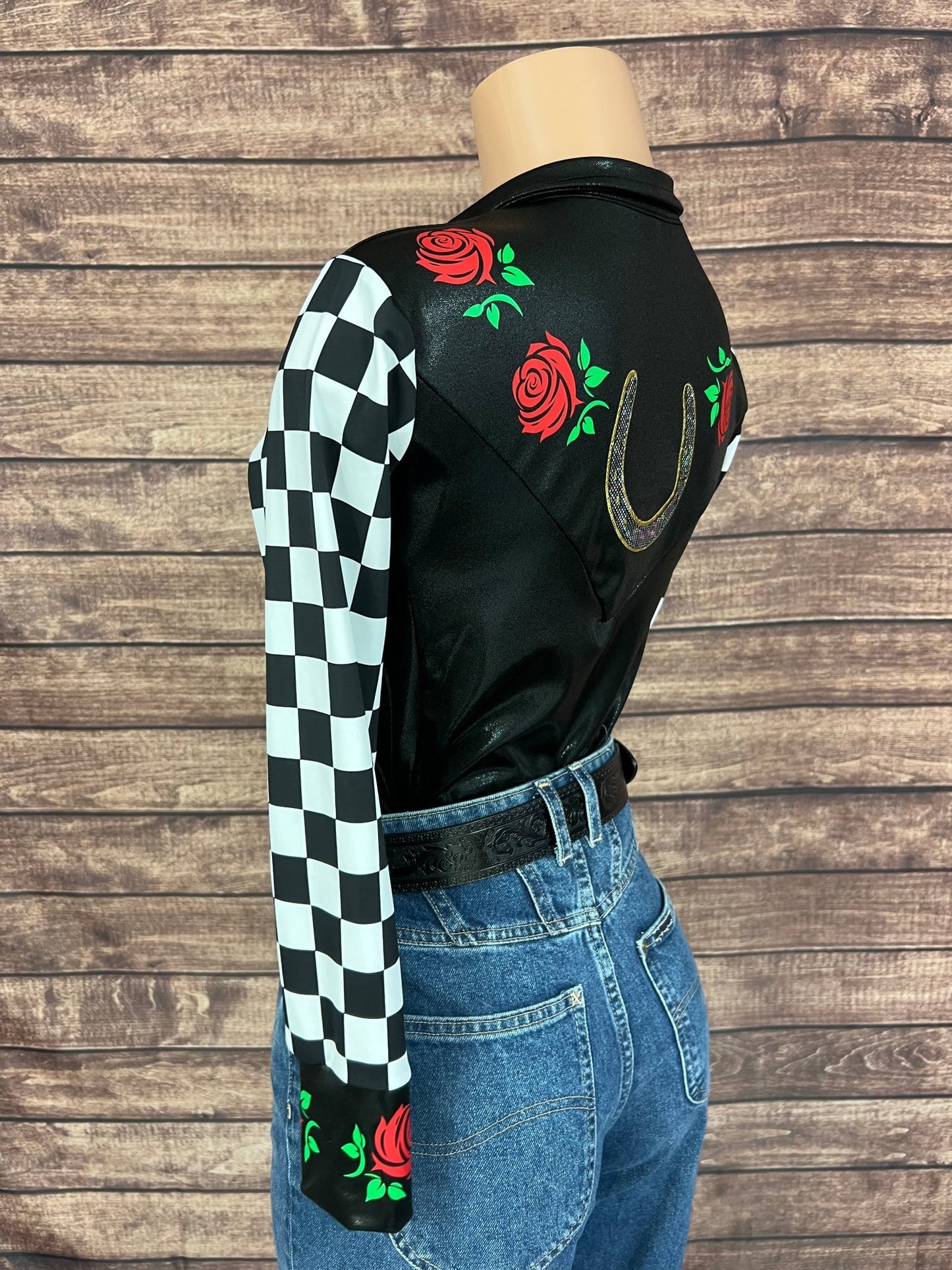 Run for the Roses Zipper Front Rodeo Shirt - Riverside Rodeo Shirts