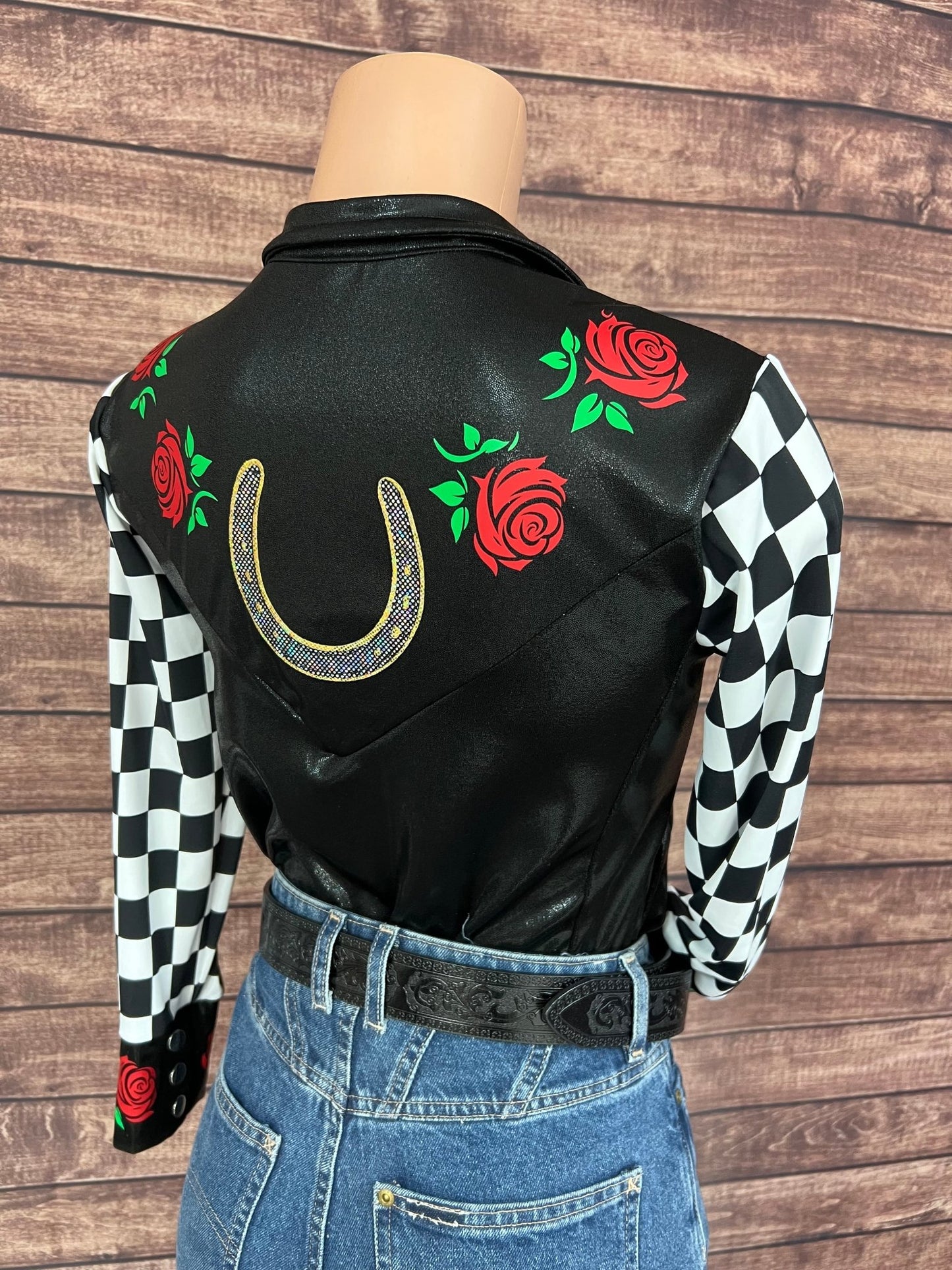 Run for the Roses Zipper Front Rodeo Shirt - Riverside Rodeo Shirts