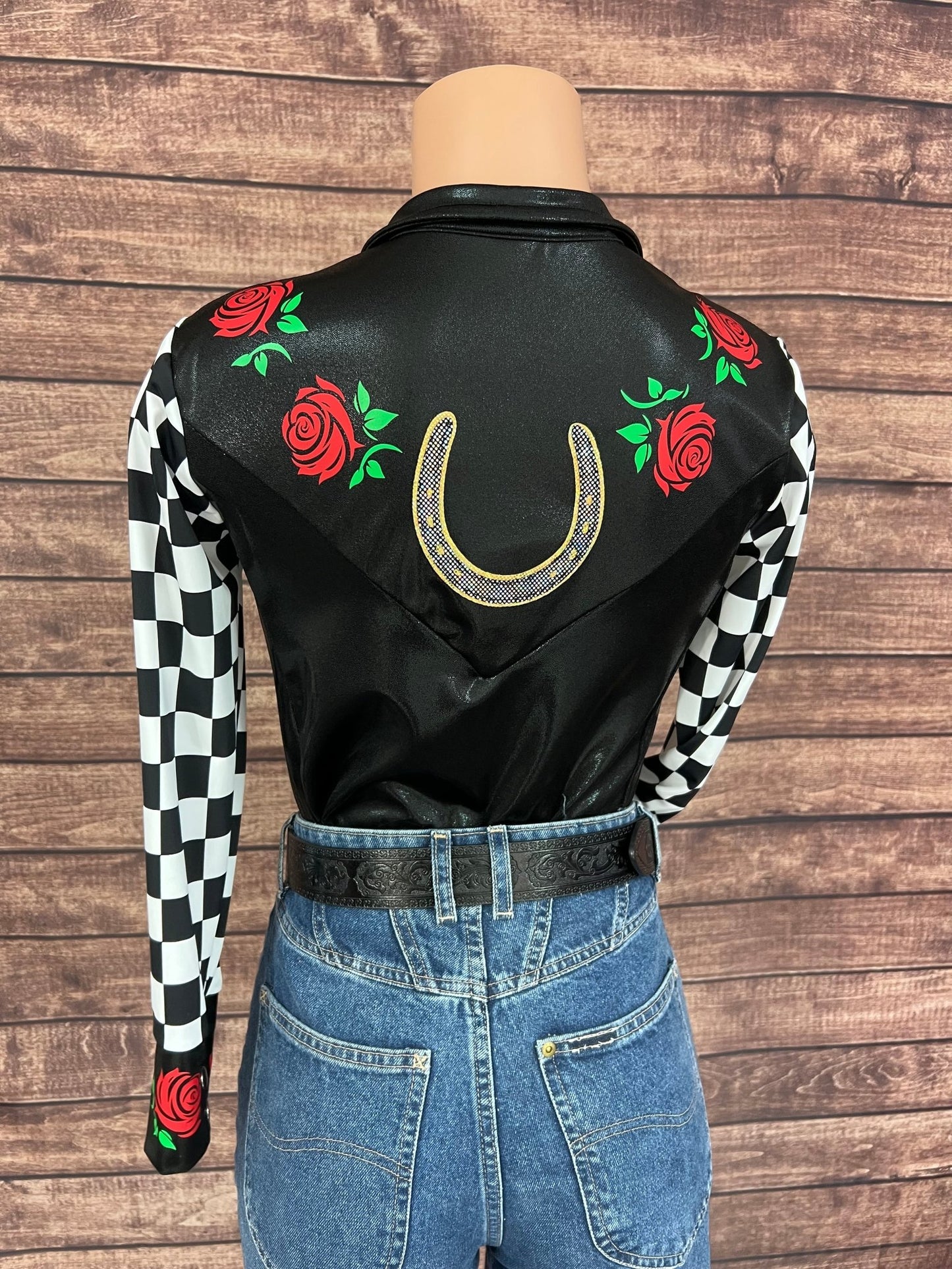 Run for the Roses Zipper Front Rodeo Shirt - Riverside Rodeo Shirts