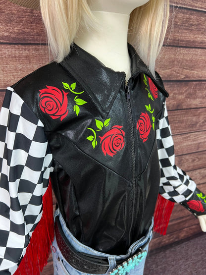 Run for the Roses Zipper Front Rodeo Shirt - Riverside Rodeo Shirts