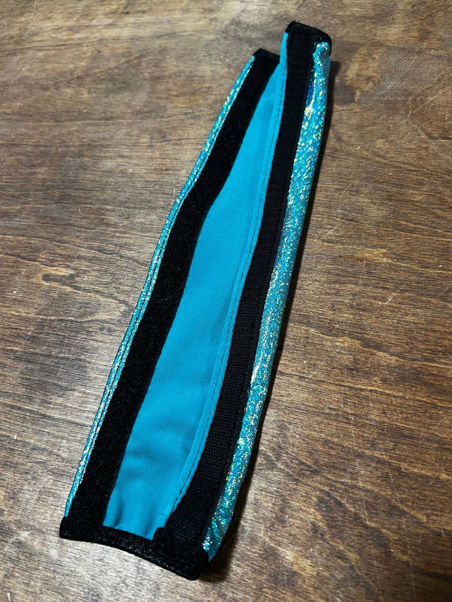Seafoam Holographic Browband or Noseband Cover (ONE Cover Only) - Riverside Rodeo Shirts
