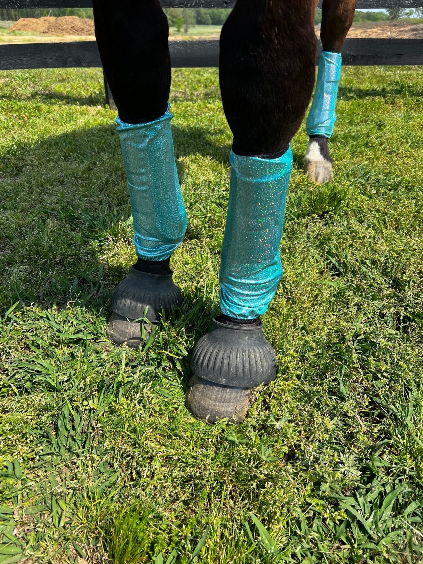 Seafoam Holographic Velcro Sportboot Covers (Covers Only, sets of TWO) - Riverside Rodeo Shirts