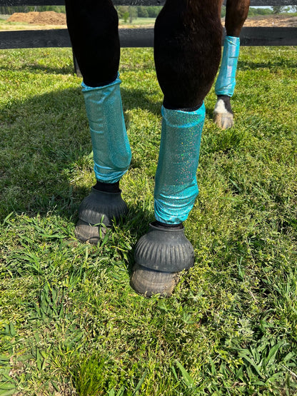 Seafoam Holographic Velcro Sportboot Covers (Covers Only, sets of TWO) - Riverside Rodeo Shirts