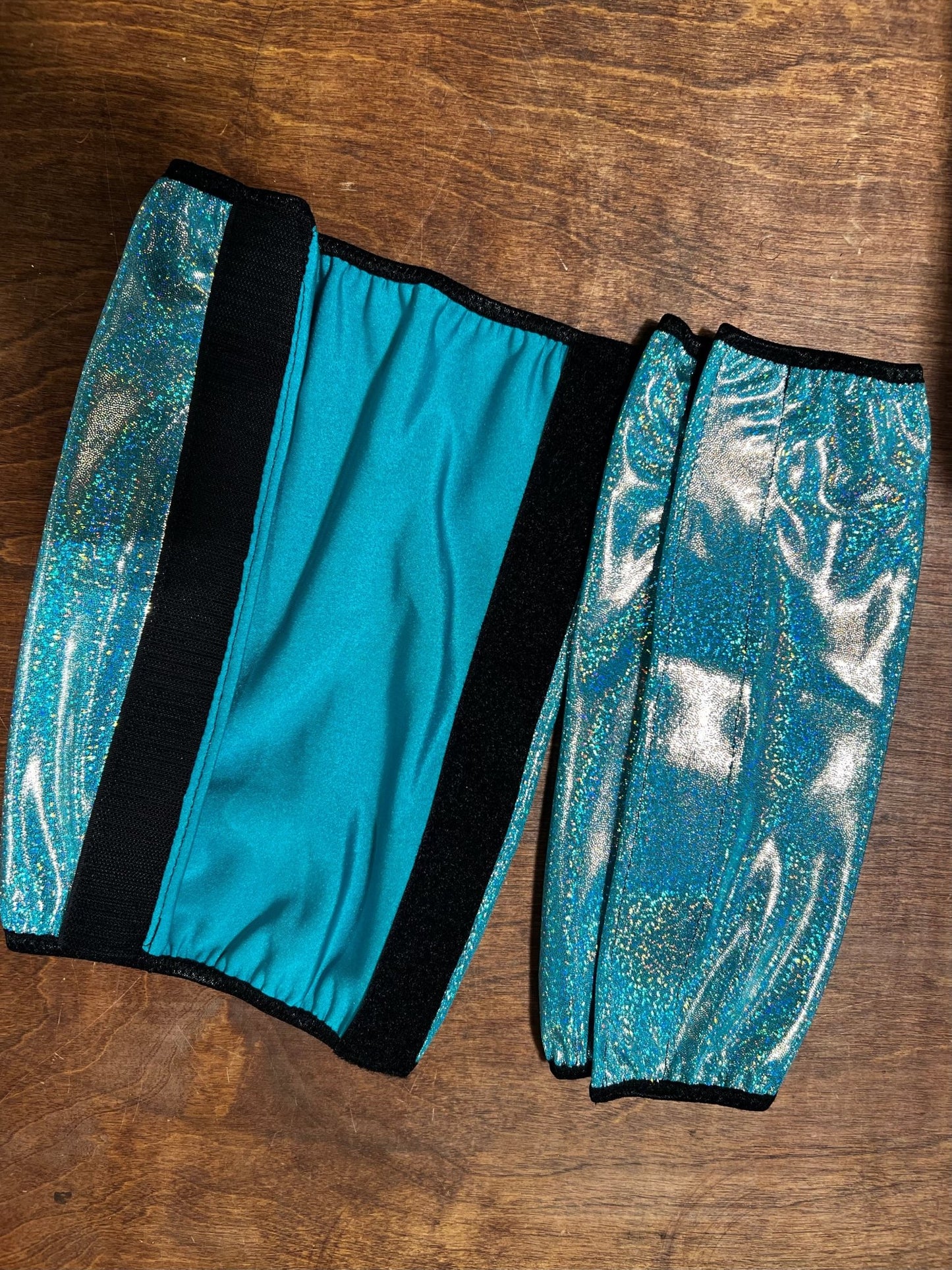 Seafoam Holographic Velcro Sportboot Covers (Covers Only, sets of TWO) - Riverside Rodeo Shirts