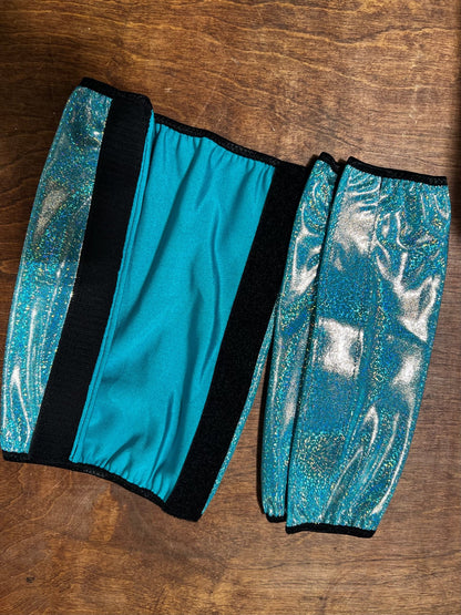 Seafoam Holographic Velcro Sportboot Covers (Covers Only, sets of TWO) - Riverside Rodeo Shirts