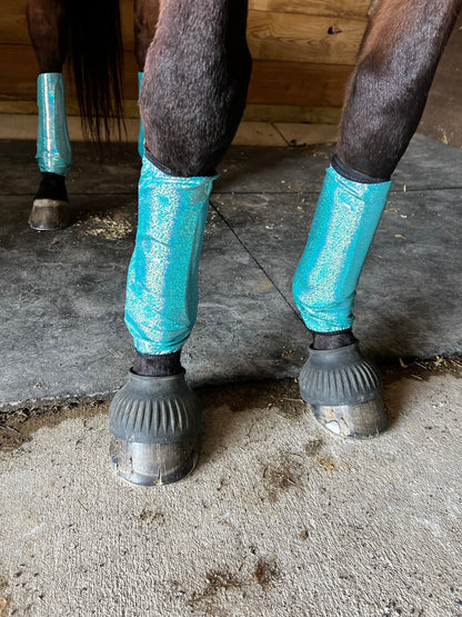 Seafoam Holographic Velcro Sportboot Covers (Covers Only, sets of TWO) - Riverside Rodeo Shirts
