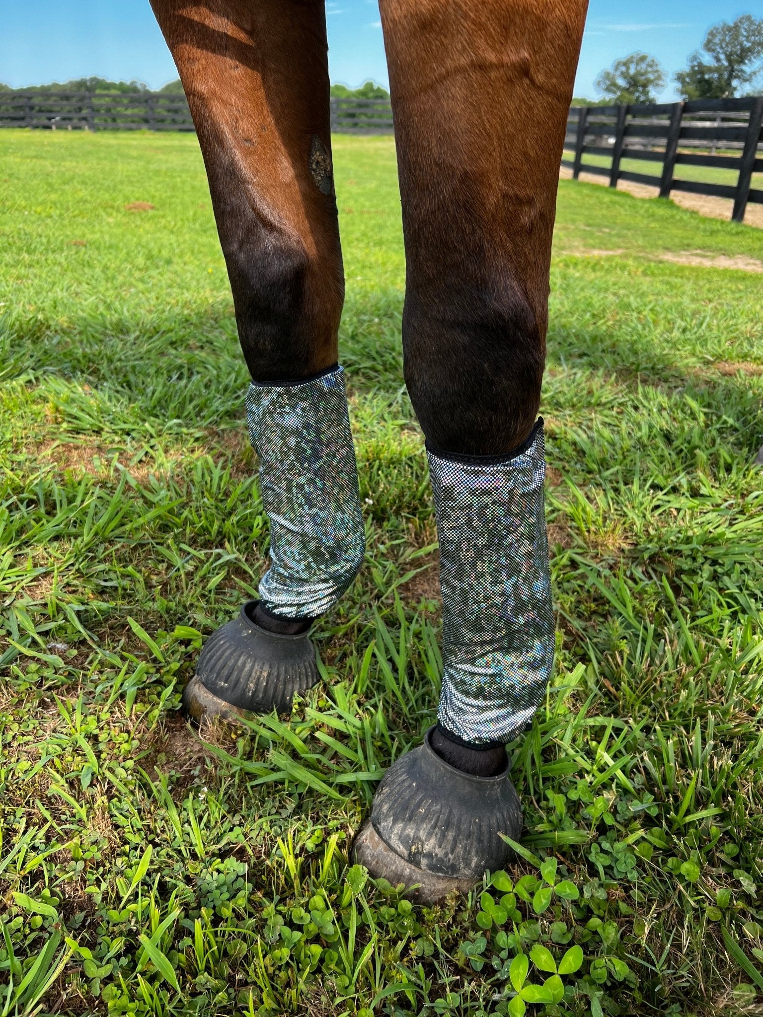 Silver Kaleidoscope Velcro Sportboot Covers (Covers Only, sets of TWO) - Riverside Rodeo Shirts
