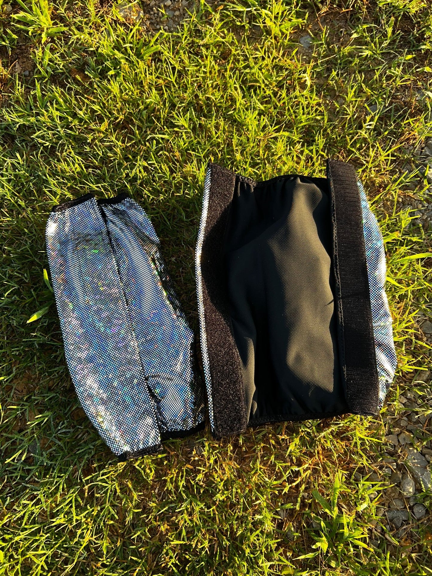 Silver Kaleidoscope Velcro Sportboot Covers (Covers Only, sets of TWO) - Riverside Rodeo Shirts