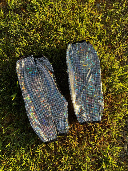 Silver Kaleidoscope Velcro Sportboot Covers (Covers Only, sets of TWO) - Riverside Rodeo Shirts