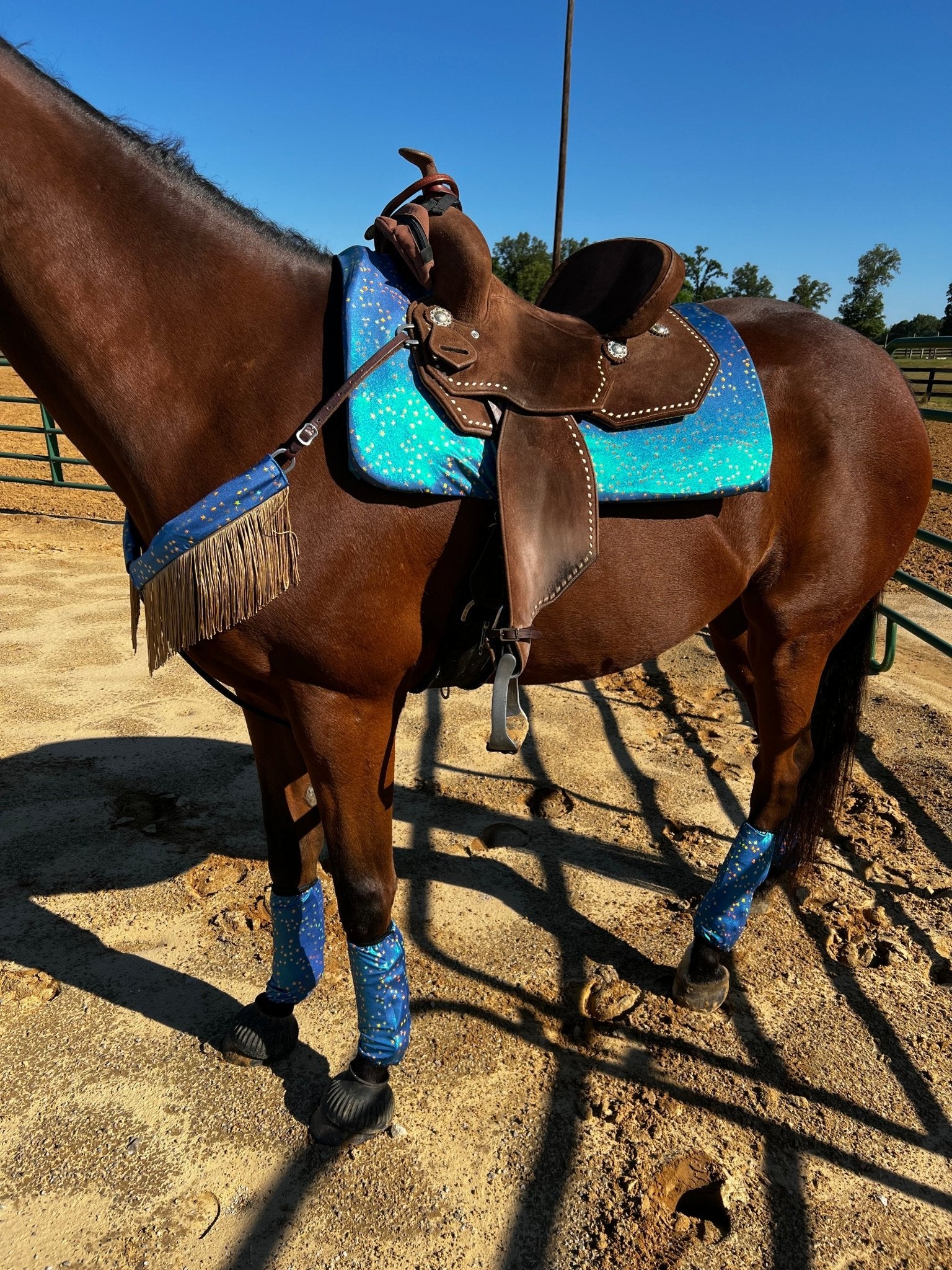 Stardust Velcro Sportboot Covers (Covers Only, sets of TWO) - Riverside Rodeo Shirts