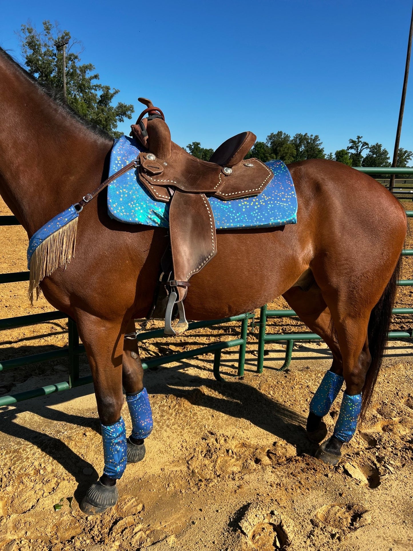 Stardust Velcro Sportboot Covers (Covers Only, sets of TWO) - Riverside Rodeo Shirts