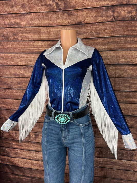 The Stockton Lake Zipper Front Rodeo Shirt Rodeo Shirt - Riverside Rodeo Shirts
