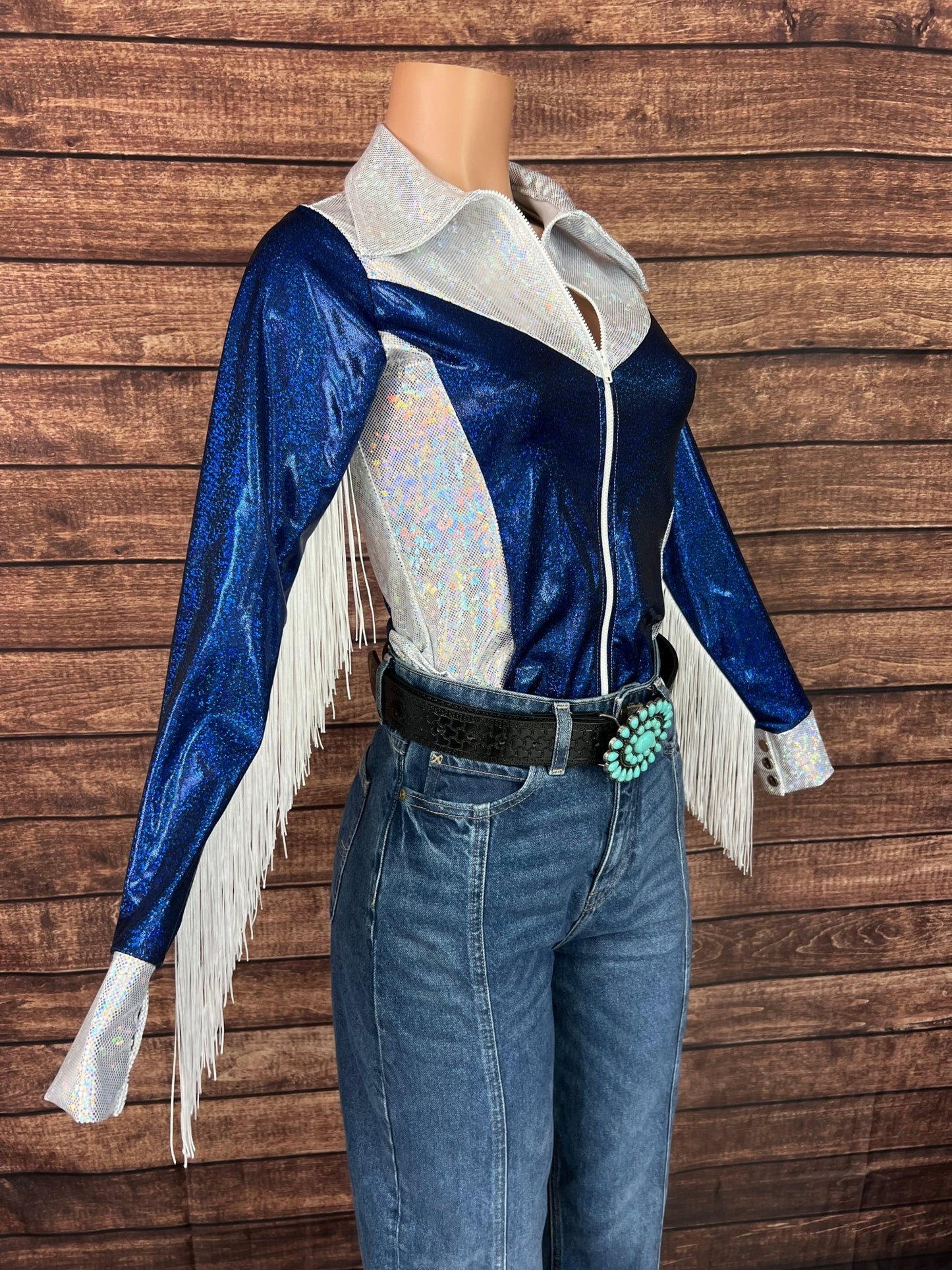The Stockton Lake Zipper Front Rodeo Shirt Rodeo Shirt - Riverside Rodeo Shirts