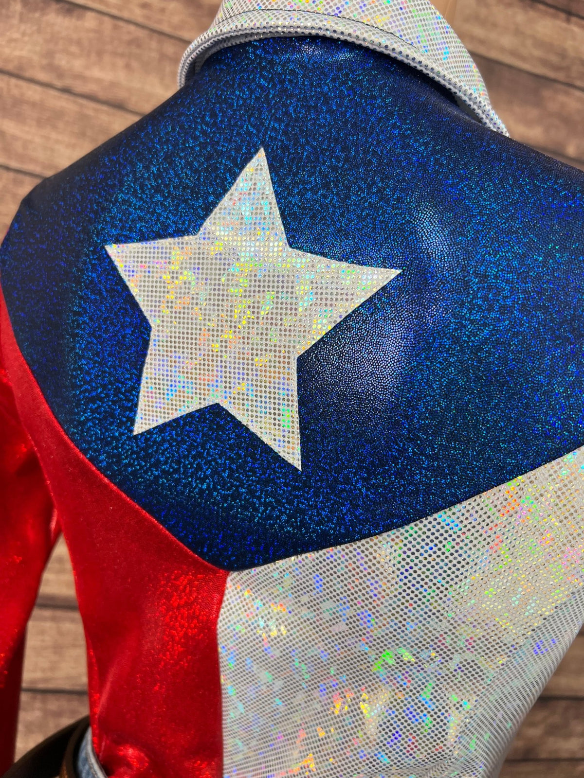 The Texan Zipper Front Rodeo Shirt with Star Applique - Riverside Rodeo Shirts