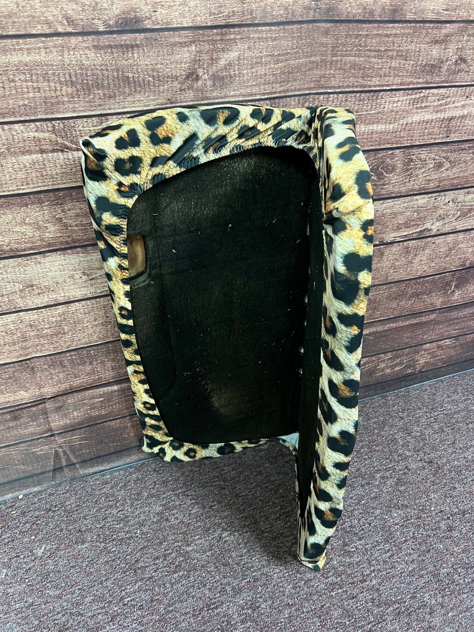 Western Saddle Pad COVER in Leopard Print (Saddle Pad Cover Only) - Riverside Rodeo Shirts