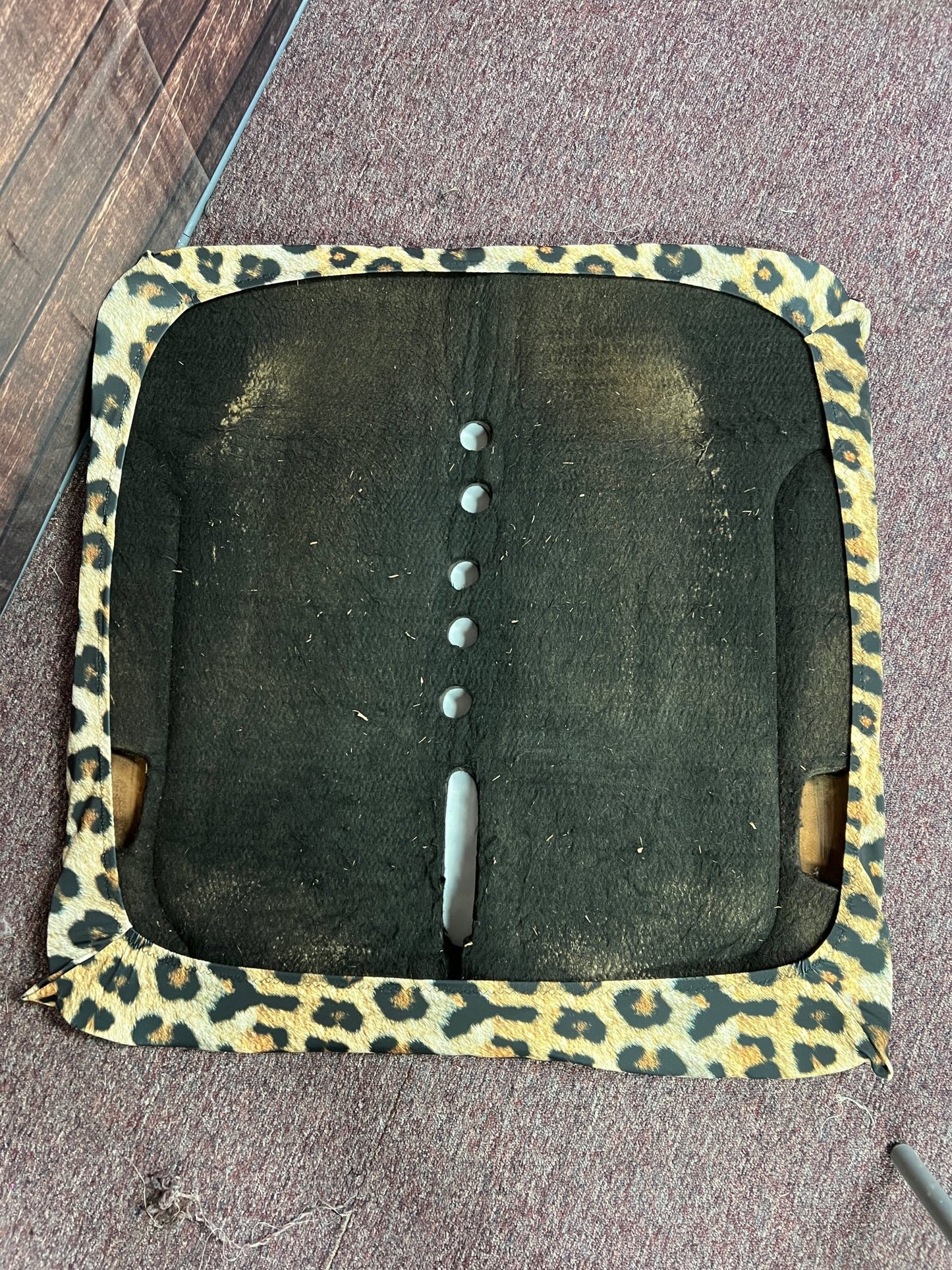 Western Saddle Pad COVER in Leopard Print (Saddle Pad Cover Only) - Riverside Rodeo Shirts
