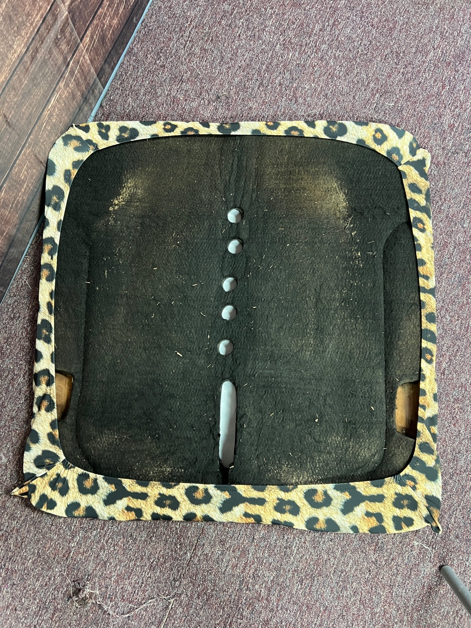 Western Saddle Pad COVER in Leopard Print (Saddle Pad Cover Only) - Riverside Rodeo Shirts