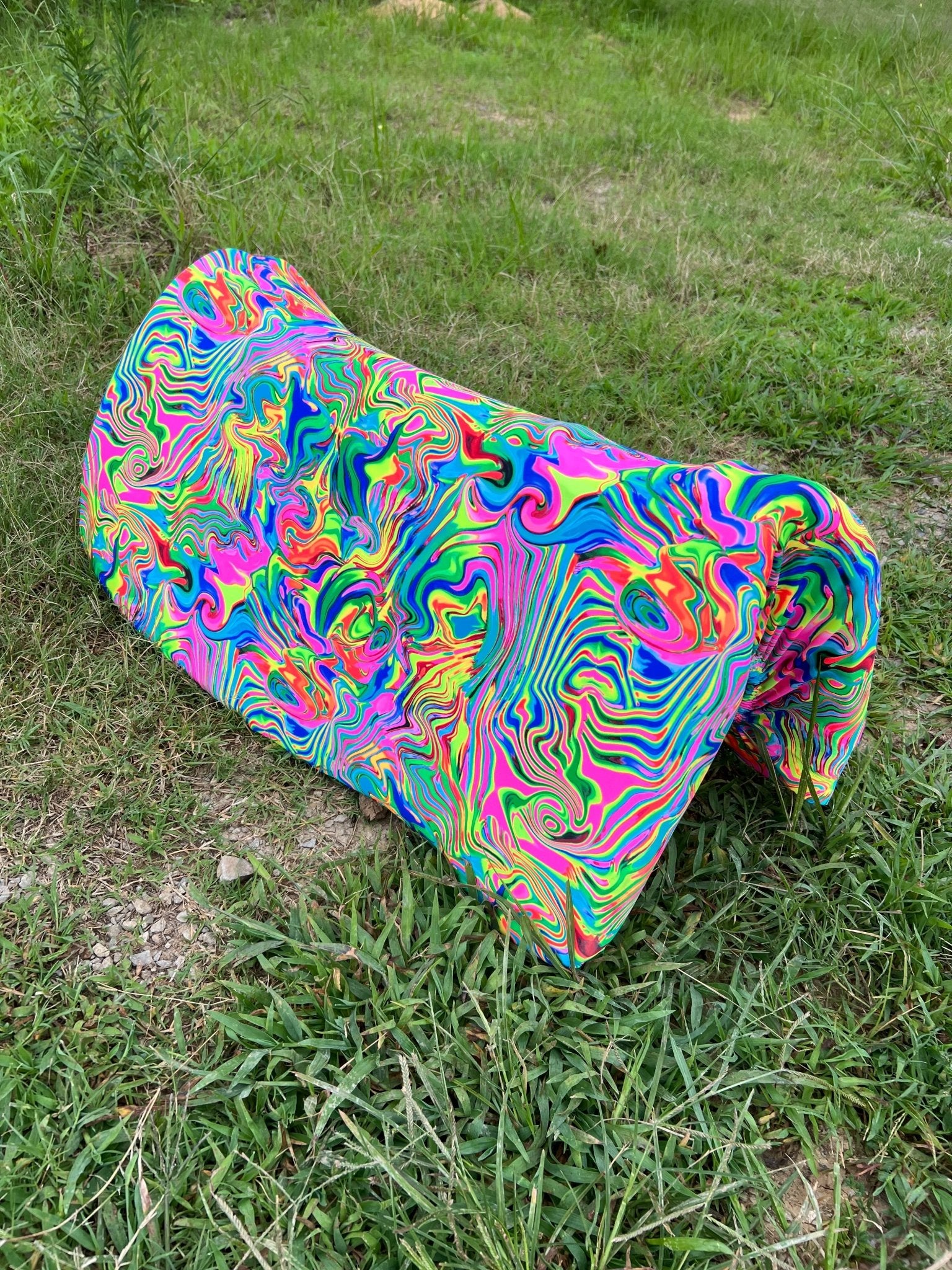 Western Saddle Pad COVER in Neon Flux (Saddle Pad Cover Only) - Riverside Rodeo Shirts