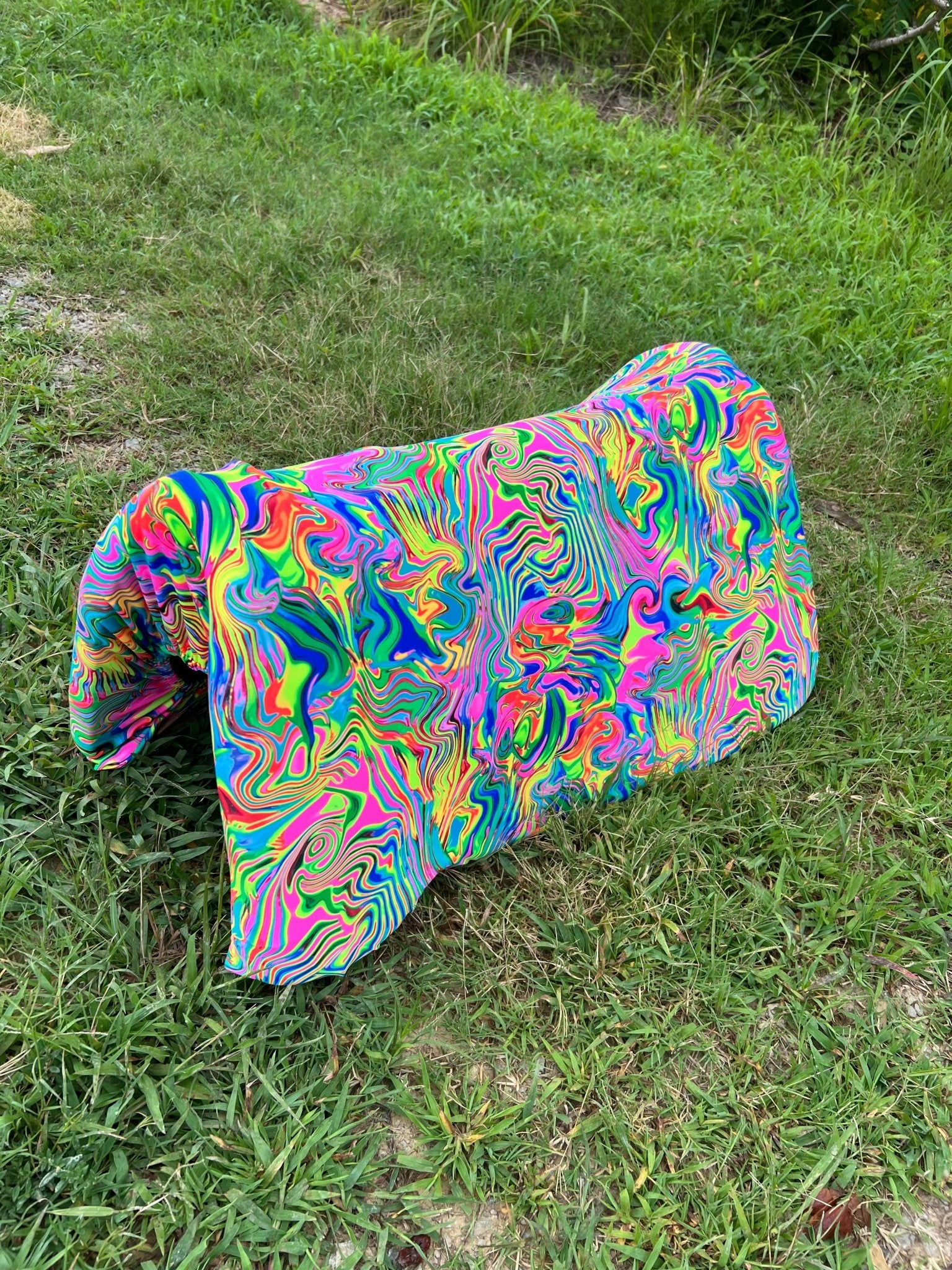 Western Saddle Pad COVER in Neon Flux (Saddle Pad Cover Only) - Riverside Rodeo Shirts