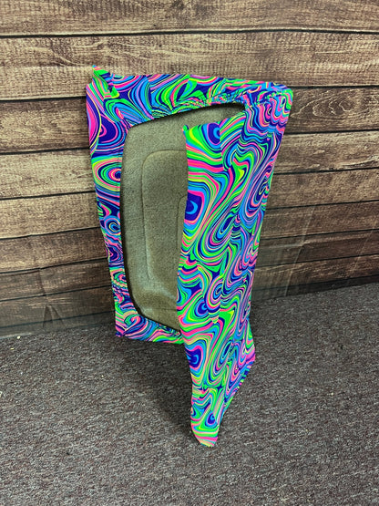 Western Saddle Pad COVER in Neon Glow Worm (Saddle Pad Cover Only) - Riverside Rodeo Shirts