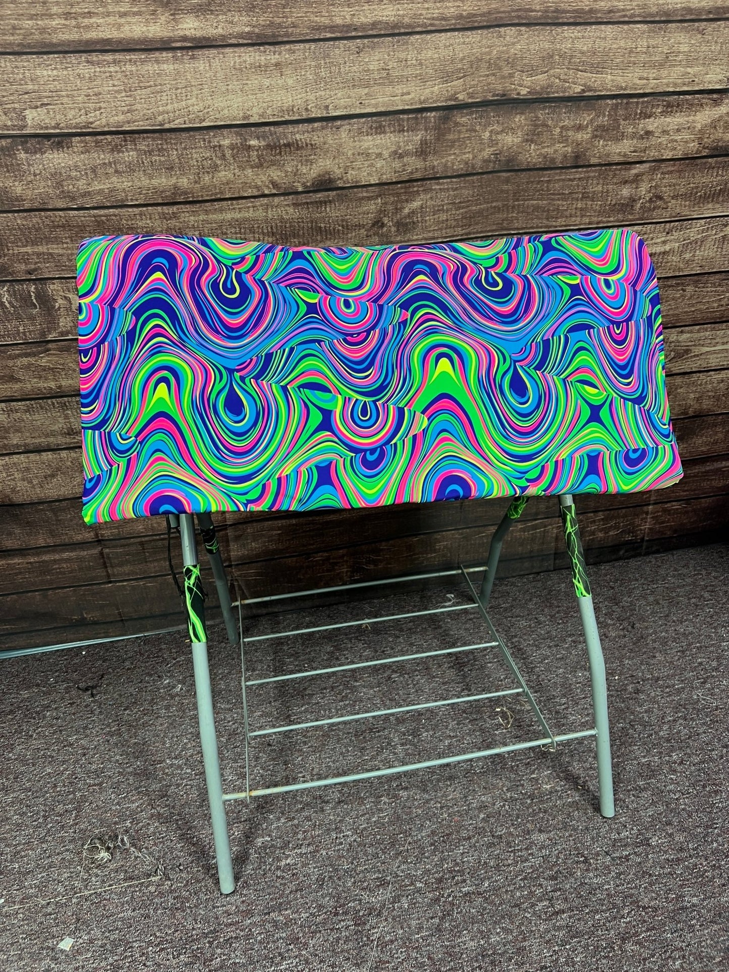 Western Saddle Pad COVER in Neon Glow Worm (Saddle Pad Cover Only) - Riverside Rodeo Shirts