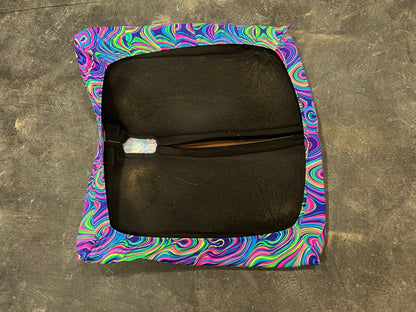 Western Saddle Pad COVER in Neon Glow Worm (Saddle Pad Cover Only) - Riverside Rodeo Shirts