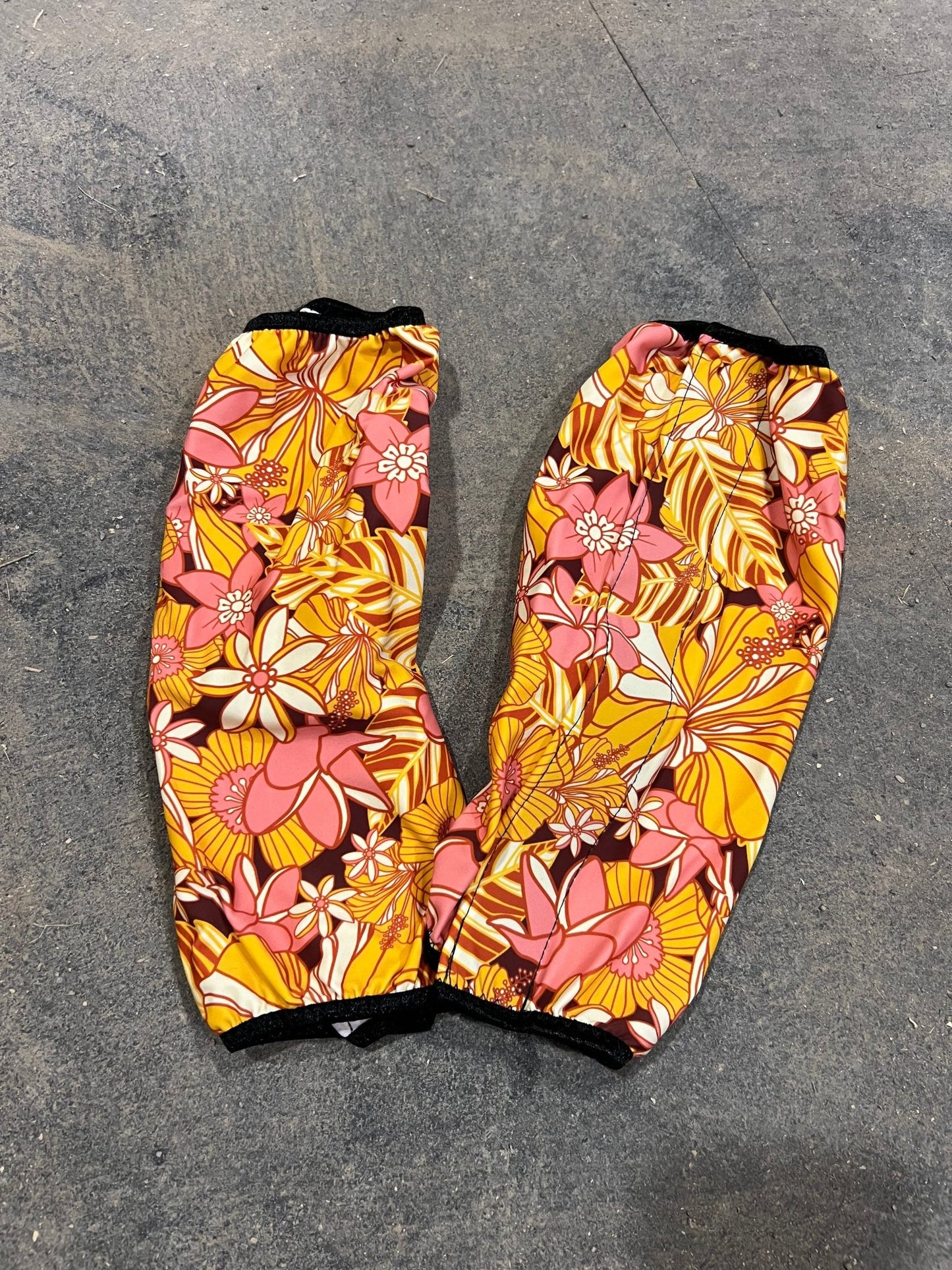 What The Floral Velcro Sportboot Covers (Covers Only, set of TWO) - Riverside Rodeo Shirts