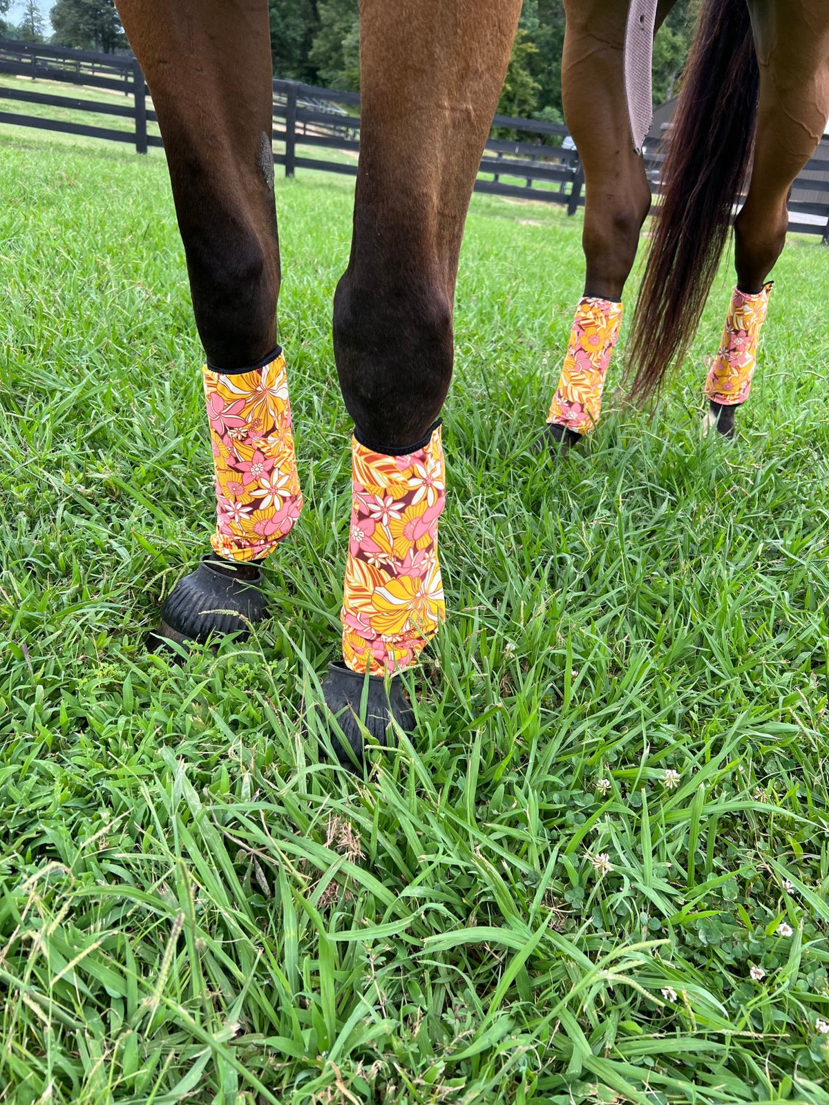 What The Floral Velcro Sportboot Covers (Covers Only, set of TWO) - Riverside Rodeo Shirts