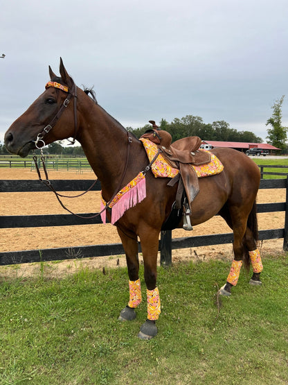 What The Floral Velcro Sportboot Covers (Covers Only, set of TWO) - Riverside Rodeo Shirts