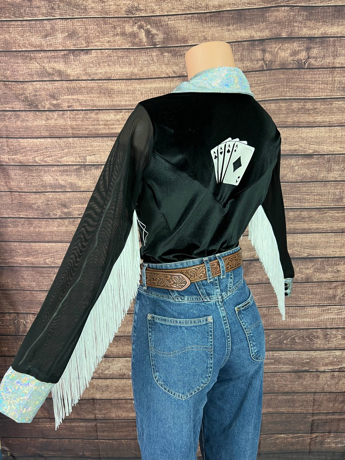 Wild Aces Velvet Snap Front Rodeo Shirt - Riverside Rodeo Shirts